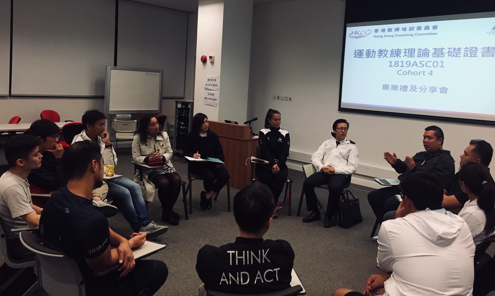 Dr. Sam Li provided his valuable feedback to graduates