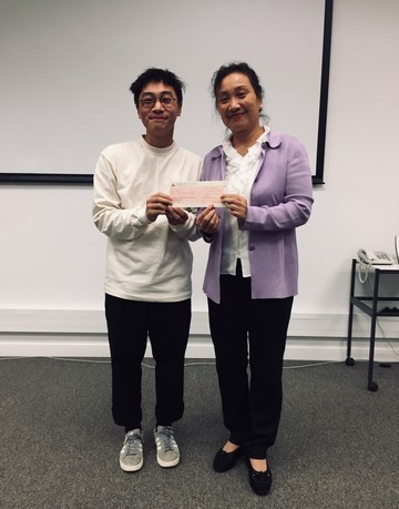 Recipient of the Scholarship - Ma Shun-hei (Skating).
